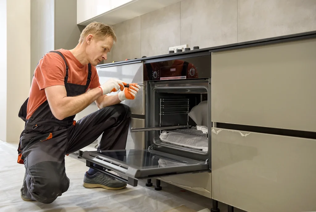 Oven appliance installation
